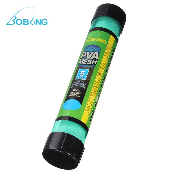 

wholesale- bobing 25/37mm pva narrow mesh feeder dissolving carp bait fishing net tube stocking bag plunger