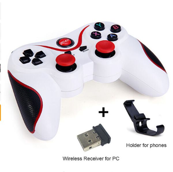 

t3 bluetooth беспроводной игровой контроллер геймпад джойстик для смартфонов / планшетов / телевизоров / tv tablet коробки bluetooth геймпад