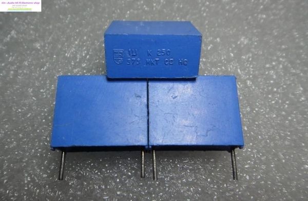 

wholesale- 2015 promotion blue electrolytic capacitor 10pcs holland bc 1.0uf/250v (1u0f 1uf 105) new film capacitors ing