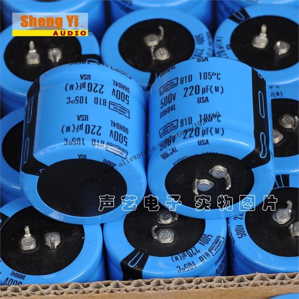 

wholesale-the new us 81d series 220uf 500v high voltage capacitor solutions fever tube amp filter capacitor