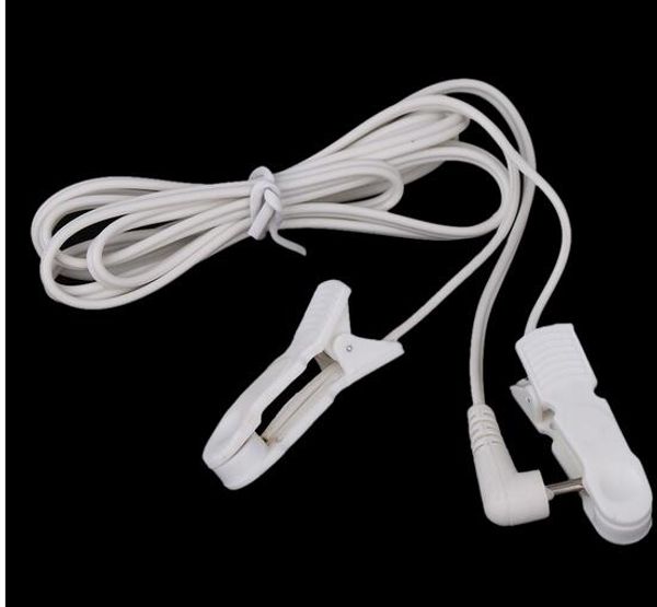 электронный медицинский подводящий провод зажима уха / кабель / линия для машины массажа блока терапией Tens/EMS .DC2.5 мм 1.2 м бесплатная доставка