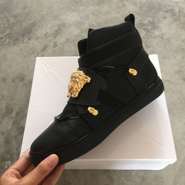 

New medu a men ca ual hoe genuine leather high brand luxury ver ae neaker original box ize39 46