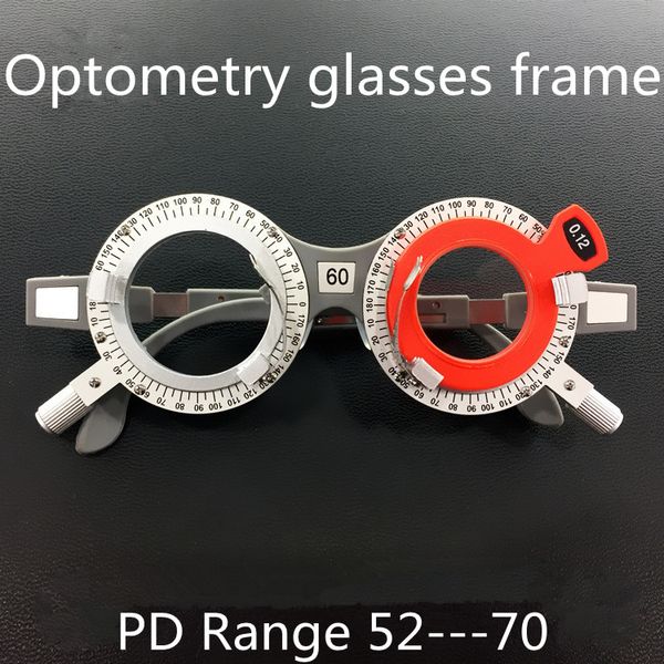 leichte ophthalmologische Instrumente, Testrahmen, Optometriebrillen, dreifacher fester Testrahmen, visueller Test, Mutisize, Pupillendistanz, Großhandel