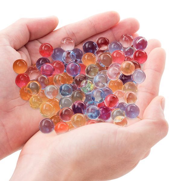 

New 42000pcs pack Water Aqua Crystal Soil Wedding Gel Ball Beads Vase Centerpiece Water Beads Magic Jelly Ball After soaking