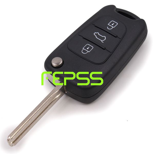

Новый Uncut Keyless Entry Флип дистанционного ключа Дело Shell Крышка 3 Пуговицы для KIA Sorento SPO