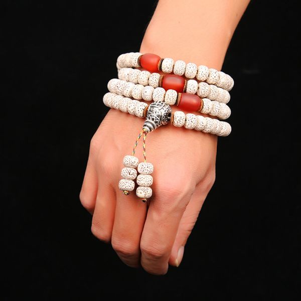 

natural star moon bodhi bead bracelet, Black