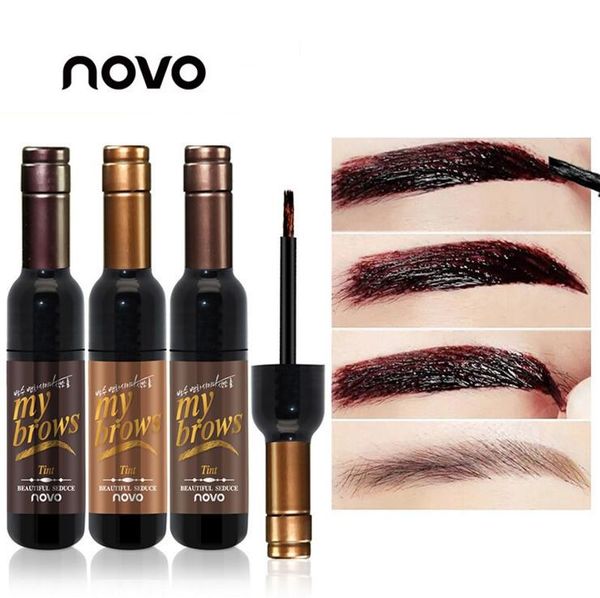 

New Eyebrow Peel Off Waterproof Eye Brow Gel Tint My Matte Brows Gel 7 Days Tools Novo Make Up, Brown