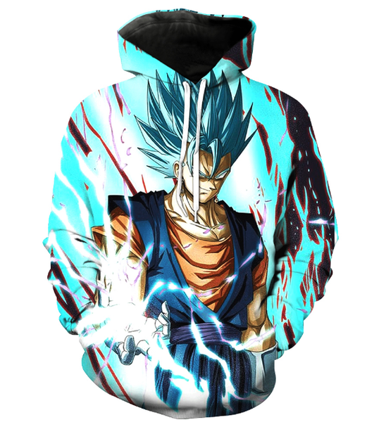 

япония аниме новейшая мода женщины / мужчины dragon ball z harajuku стиль смешные 3d печати случайные толстовки унисекс плюс размер kk76, Black