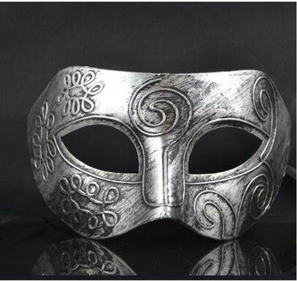 Maschera da uomo retrò greco-romana Mardi Gras Masquerade Halloween Costume Party MASCHERE