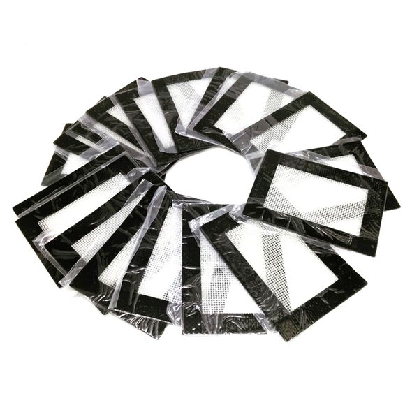 

3.25 x 4.5'' oil slicks pad platinum cured medical grade silicone pad mats for concentrate dab oil wax