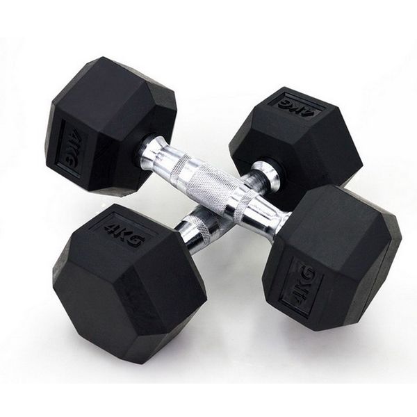 

wholesale- 30kg*2pcs six corner fixed dumbbells men with rubber cover, dumbbells for fitness, bodybuilding dumbbells(pair