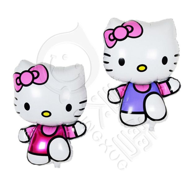 

50 шт. / лот 75*48 см Hello Kitty фольга шар детские Глобус игрушка день рождения свадьба ук