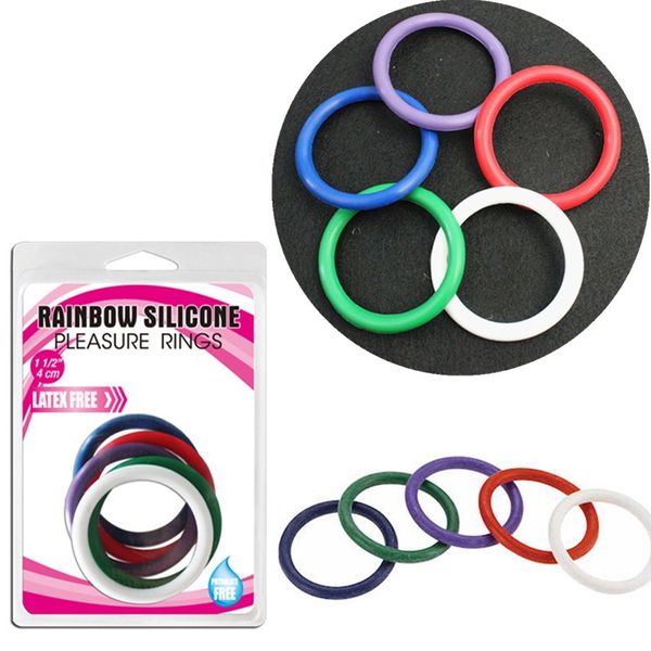 

for casing a36jouets rainbow sexuelstoys cock delayed ejaculation rings for adults adults per delay 5pcs lock cockrings ring xnjq