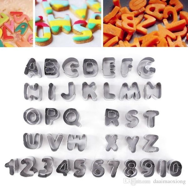 2019 Alphabet Letter Number Cake Decorating Fondant Icing Cutter