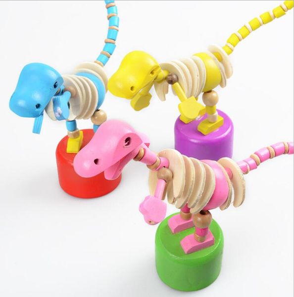 

Детские деревянные развивающие танцы стоя качалки динозавров ручной работы игру