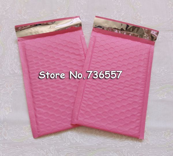 

wholesale- [20pcs] pink 220x350mm 8.66"*13.78" usable space poly bubble mailer envelopes padded mailing bag self sealing