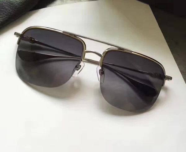 

cool designer half brand grey men frame square silver fashion len sunglasses sunglasses new box with fqhse, White;black