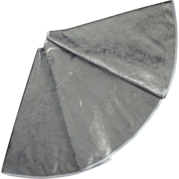 

wholesale-extra large 90cm/50" christmas tree skirt velvet silver tree skirt p3046