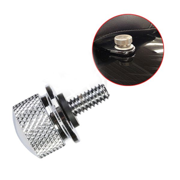 

black and chrome seat bolt polished stainless steel fits for harley new
