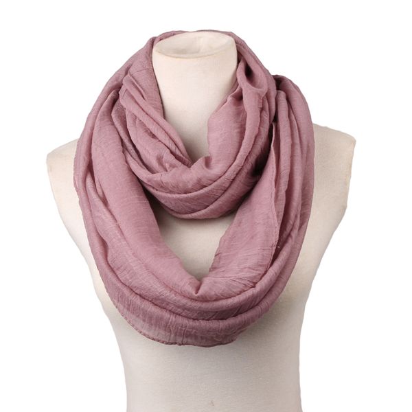 

wholesale- big size fashion solid color scarves light weight circle loop women infinity scarf plain snood for ladies shawl scarfs, Blue;gray