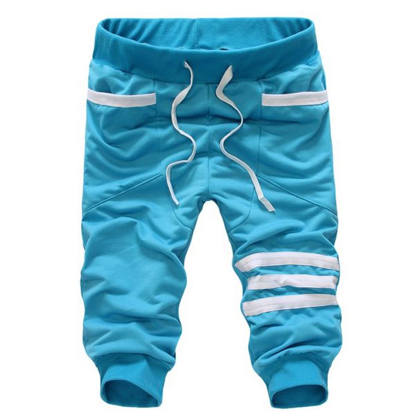 

wholesale-fashion summer men's shorts comfortable crown trousers bk085, White;black