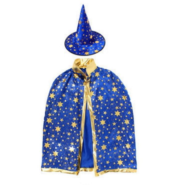 

halloween kids cloth cap prop dress kids costumes children hat robe witch wizard cloak gown and for star costume party decoration