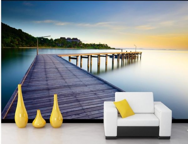 

classic 3d european style 3d lake wall view wall murals mural papers for tv backdrop