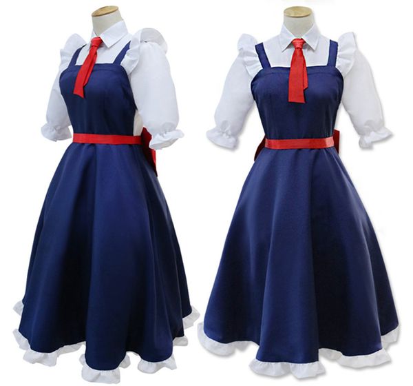 

kobayashi's dragon maid cosplay costume dress suit, Black