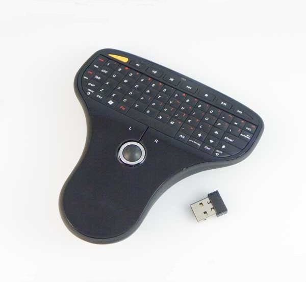 

N5901 мини 2.4 G беспроводная клавиатура и мышь Combo Air Mouse с трекболом для рабочего стола, Google TV Android TV BOX Smart TV HDTV