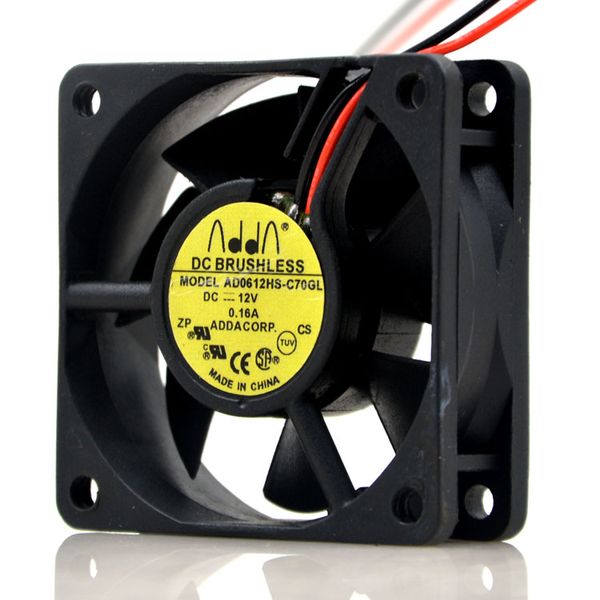 

genuine adda ad0612hs-c70gl 0.16a 6cm 60202 wire fan