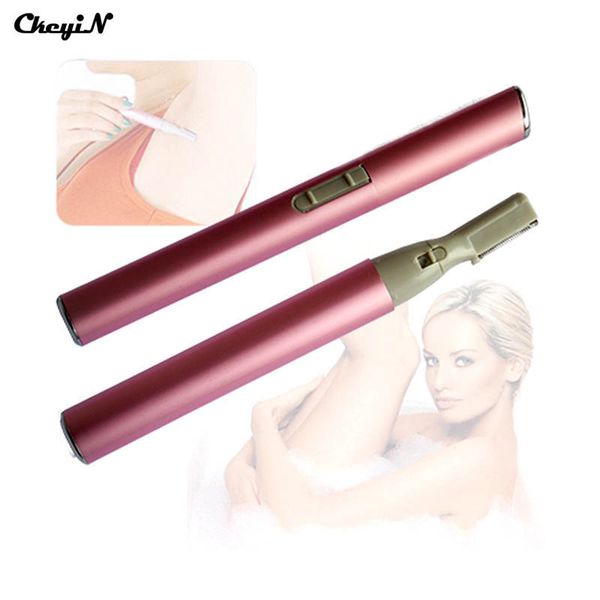 

wholesale-portable electric eyebrow hair trimmer depilador laser blade razor shaver paper for hair removal face arms legs body