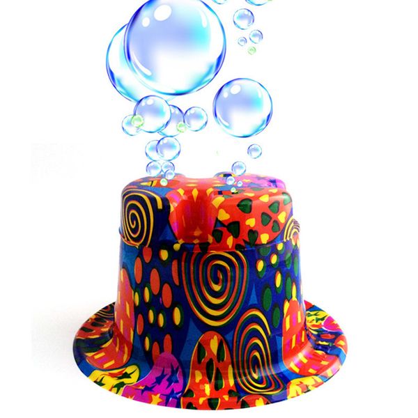 2017 новинка игрушки Bubble Hat Bubble Gun Bubble Hat машина мыло Magic Cap Рождество День рождения лучший подарок для детей Дети S2017344