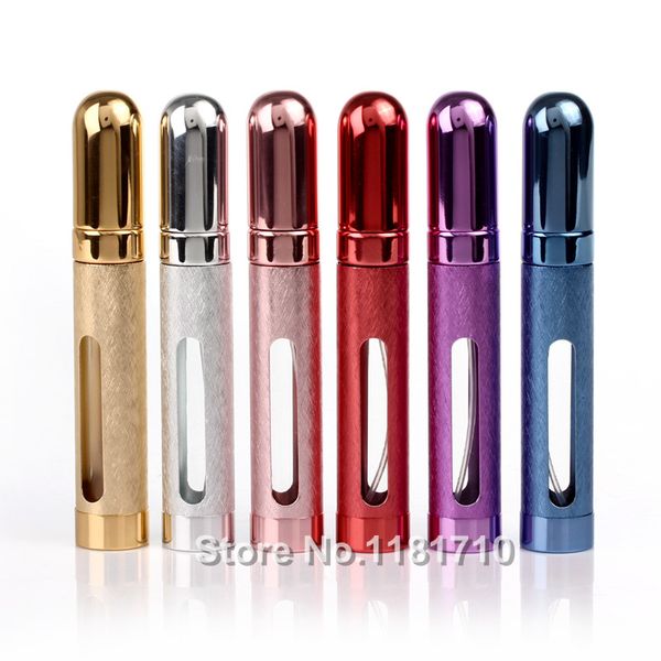 

12ml metal perfume gla bottle travel aluminum empty pray perfume atomizer refillable