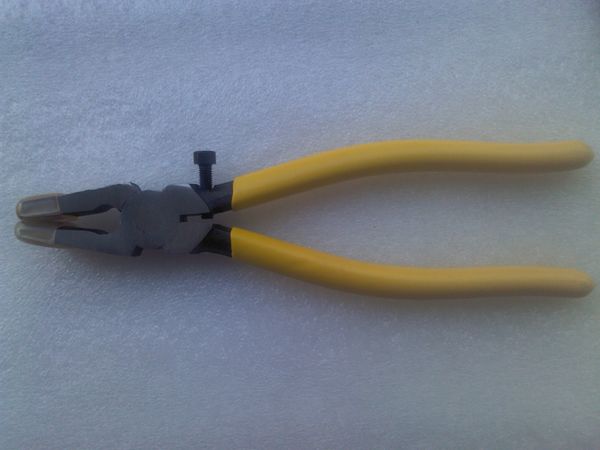 

8'' nipper for mending glass plier for mending glass with screw glass tools ship