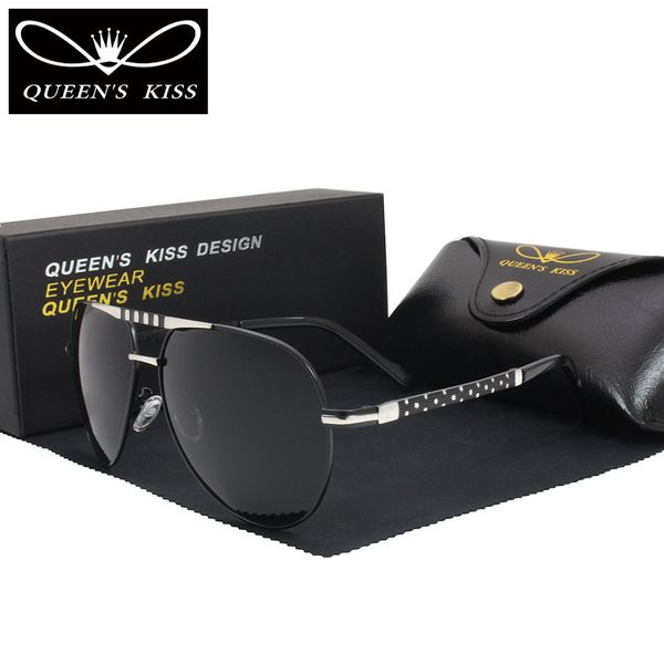 

wholesale- queens kiss polarized sunglasses men original brand sun glasses fashion mirror shades summer style masculino, White;black