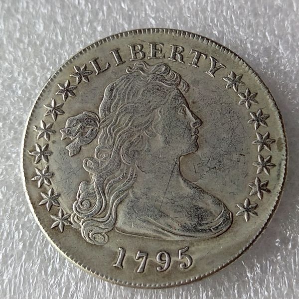 

Соединенные Штаты Америки 1795 Liberty Латунь Посеребренная Реплика Монеты