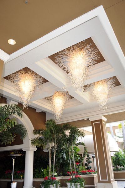 

residential elegant chihuly style glass chandelier l outdoor pop style delicate design lights 110v-240v led bulbs