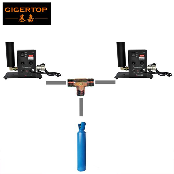 

TIPTOP 2xLot DMX 2 канала Одноступенчатый струйный станок для СО2 Тройник из латуни Соеди