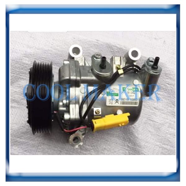 Compressor ac do carro para Peugeot 301 2008 Citroen 9806599380 JSR11T602078