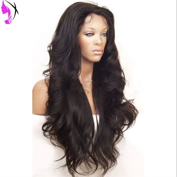 New Super Wave Black Color 2 Grey Blonde Wavy 180 Density Heat