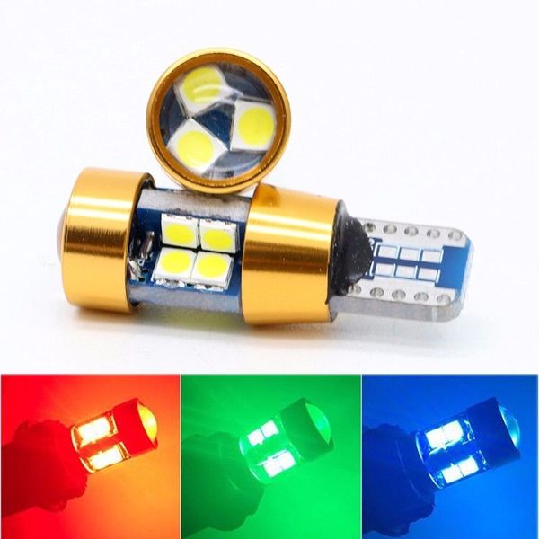 

10x t10 w5w led bulb side marker interior lights wedge 19smd 3030 trunk lights ing