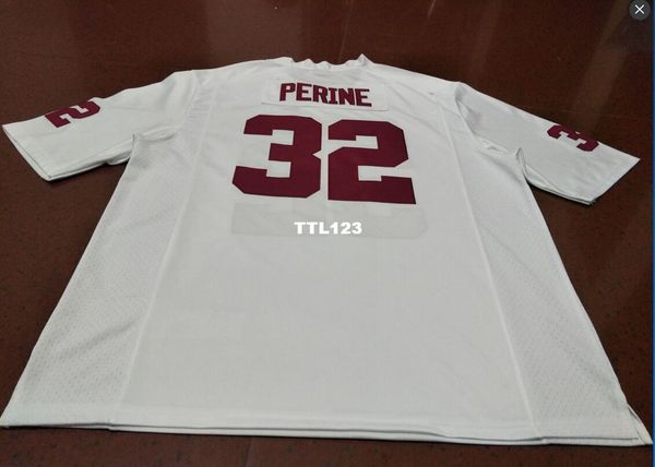 

men #32 samaje perine red white oklahoma sooners alumni college jersey or custom any name or number jersey, Black;red