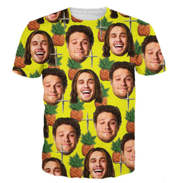 

новые моды мужские / женские ананас экспресс футболка летний стиль смешно унисекс 3d печати повседневная футболка aa311, White;black