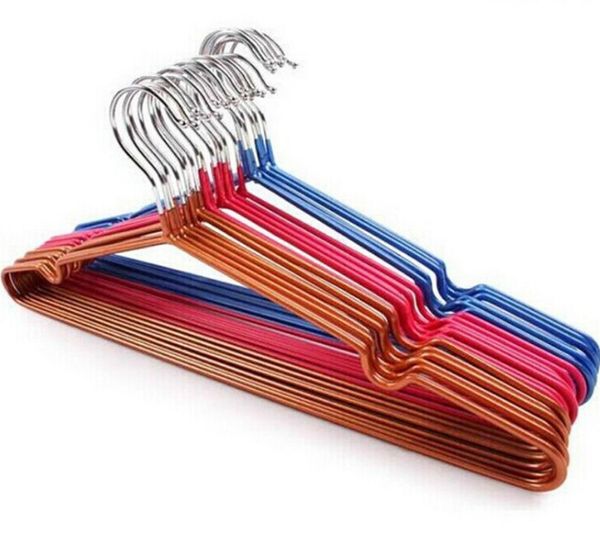 

t new clothes hanger with groove, nano metal hanger, slip hanger, dry and wet clothes hanging, factory direct sales