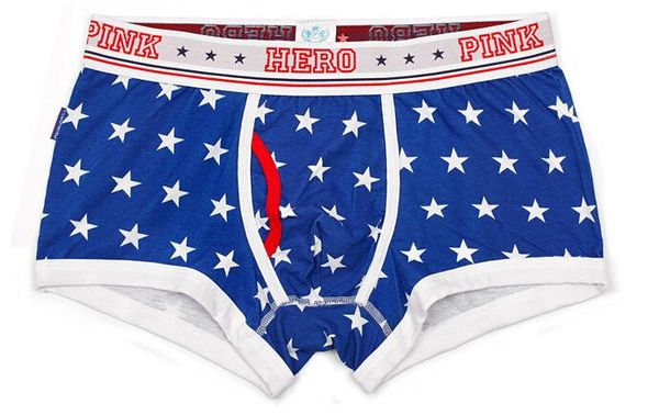 

wholesale - new the stars do not fade stripe men's boxer cotton boxer, Black;white