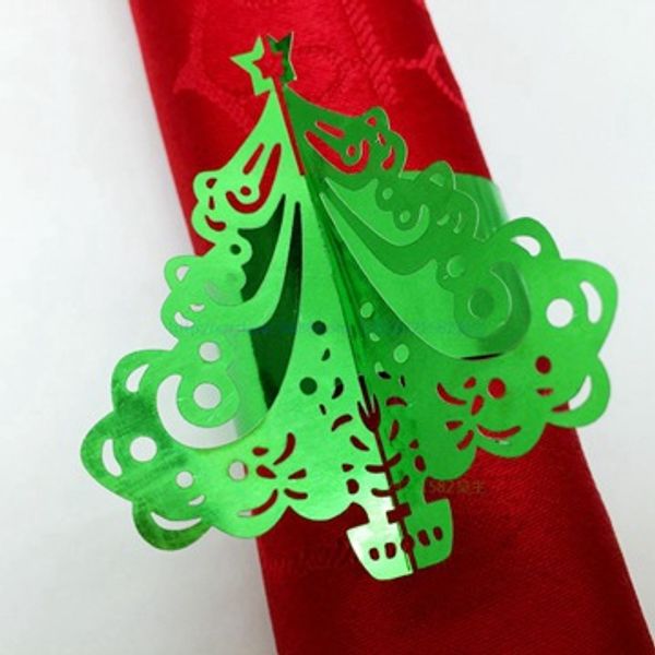 

wholesale- qn16030922 christmas napkin ring made of paper , paper napkin holder