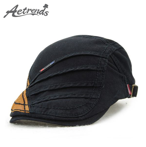 

wholesale-[aetrends] 2016 new women's hat cotton berets fashion beret hats z-3872, Blue;gray