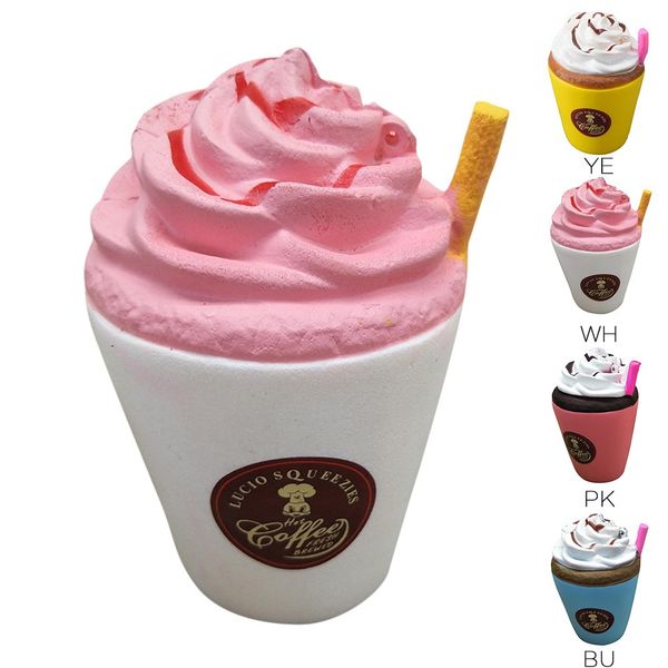 

ma jumbo kawaii cream coffee cup soft squishy slow rising cream scented fun kid toy decompression toy