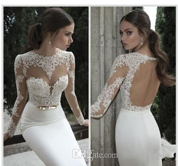 

vestidos de noiva 2020 new arrival long sleeves sheer lace mermaid prom dresses illusion sheer formal evening gowns 294, Black;red