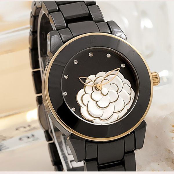 

brand Ladies Dress Women Watch Luxury watches Ceramic Style Fashion top brand Quartz Wristwatch for Women Girl gift relojes Free Shipping